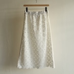 TOURNON. Chemical lace skirt