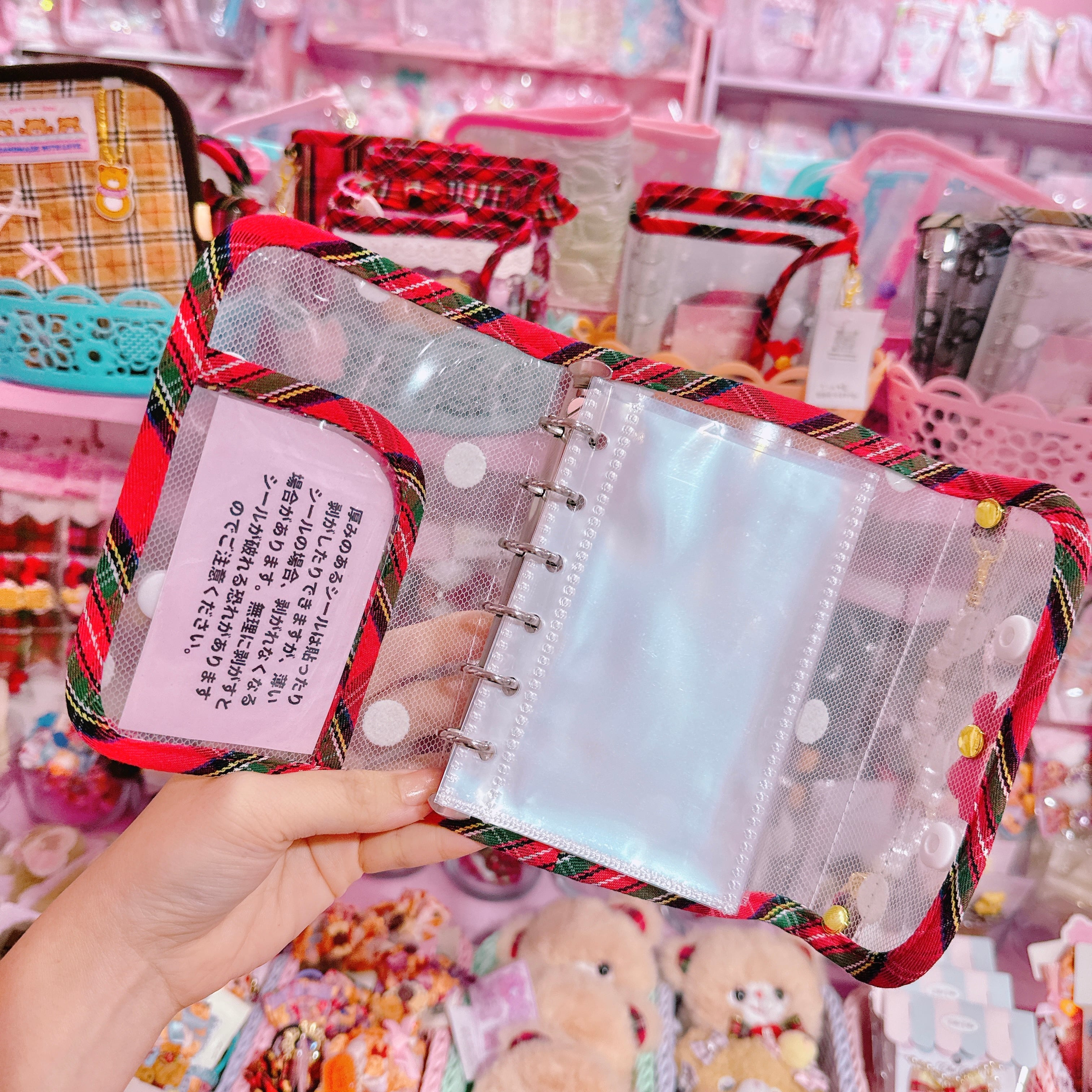 【N4】44-2シール帳ミニ6穴サイズ(台紙10枚セット)