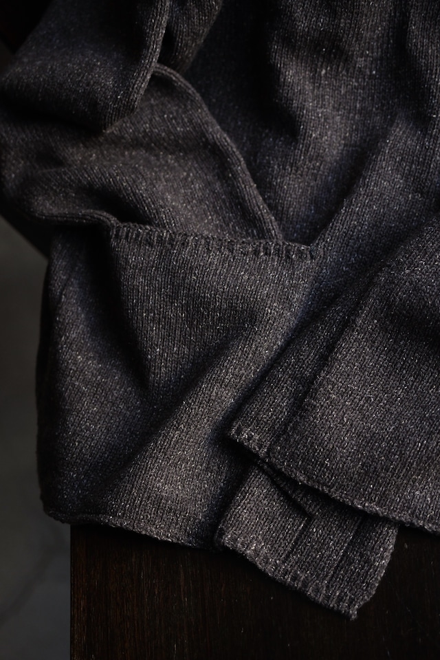 obafer / Silknep Crew Cardigan (Brown)
