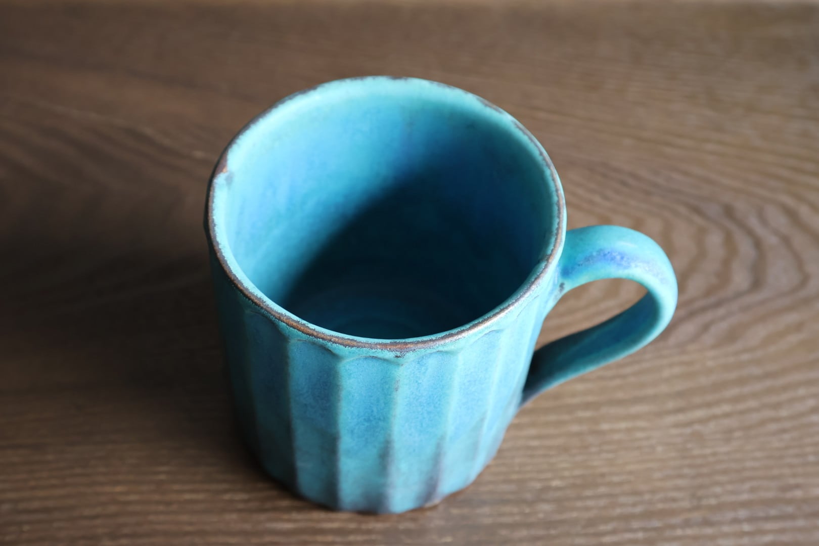 益子焼 わかさま陶芸 スクエアマグカップ シャビーターコイズ | うつわ