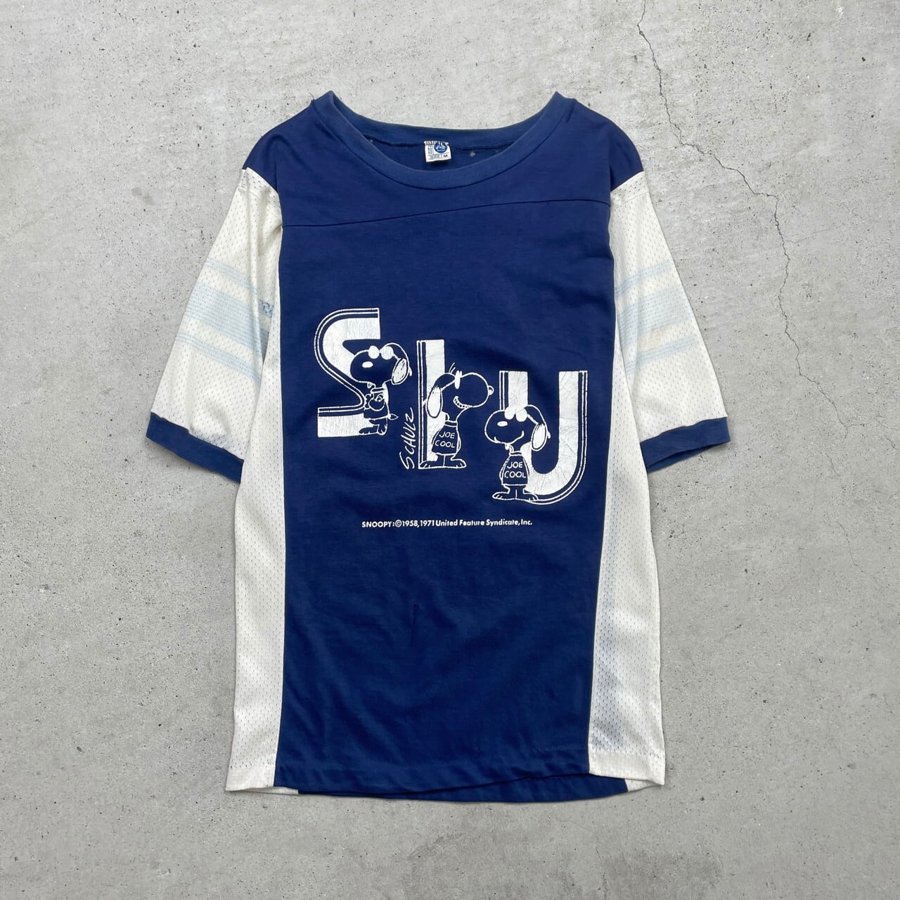 70年代 USA製 ARTEX SNOOPY スヌーピー キャラクタープリントTシャツ 