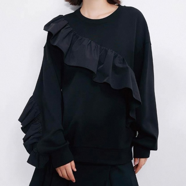 フリルアシンメトリースウェット　2color　N00163