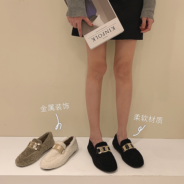 ウィンターレッドカジュアルベルベット 靴 シューズ 冬物 フェイクシューズ78009894628