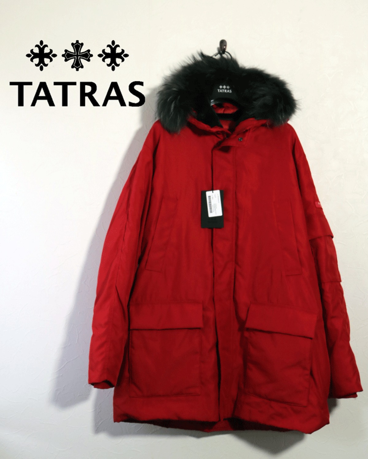 【驚きの値段で】 TATRAS☆タトラス ダウンジャケット ファーフード付 コート ジャケット・アウター