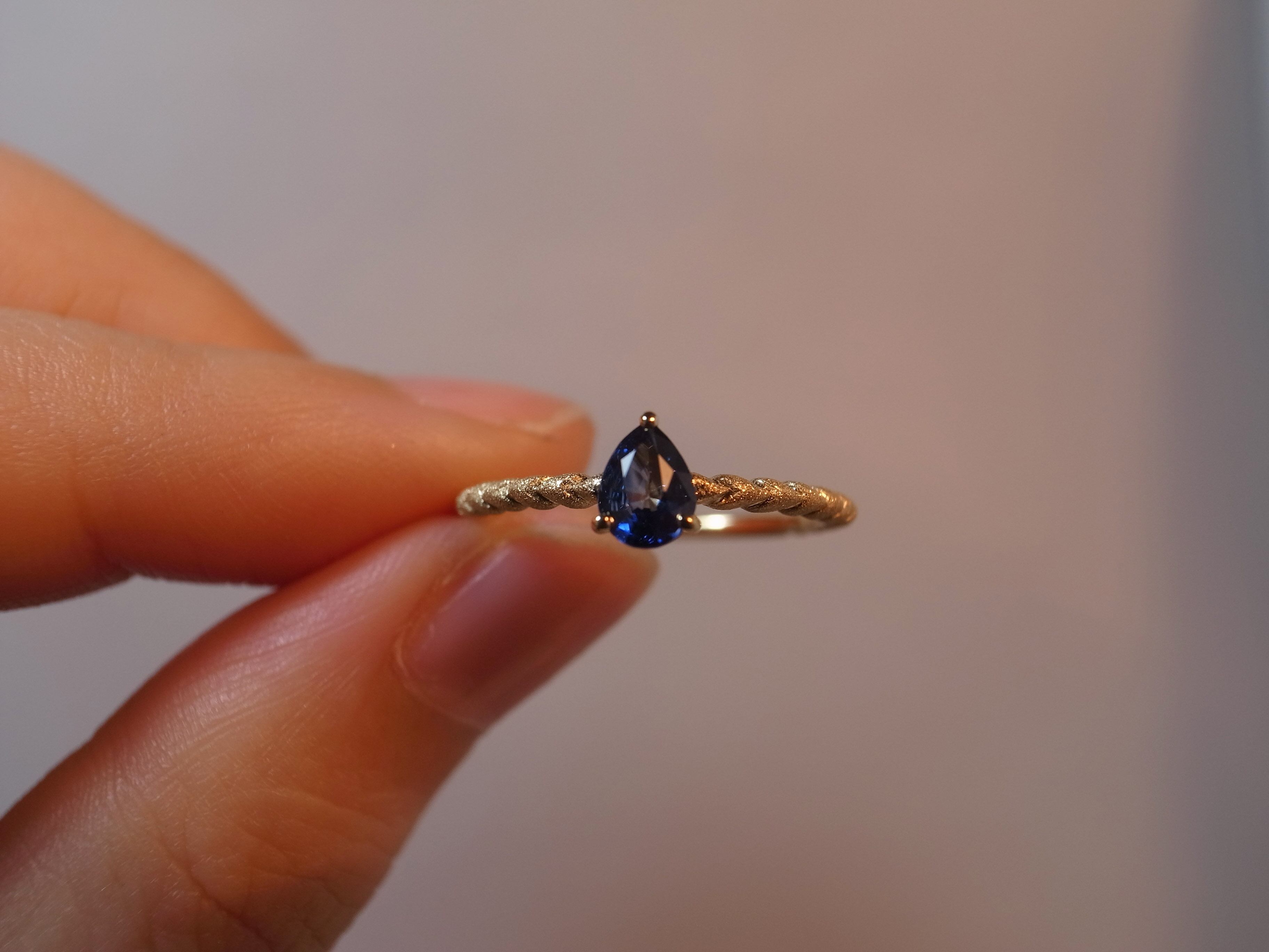 K18）Blue Sapphirei（ブルーサファイヤ）Ring | Thalatta