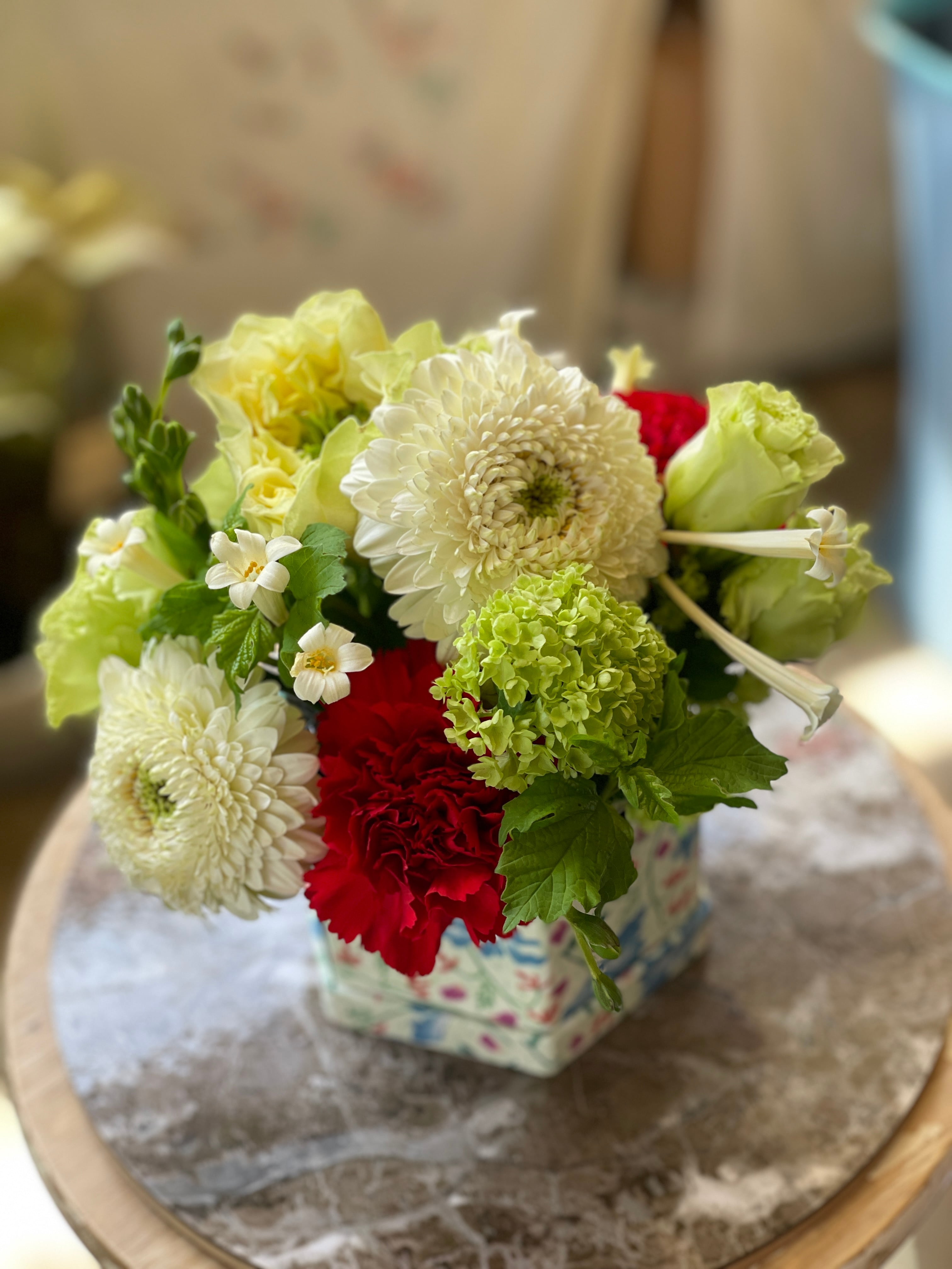 //♡natural♡box flower // for Mother's Day //