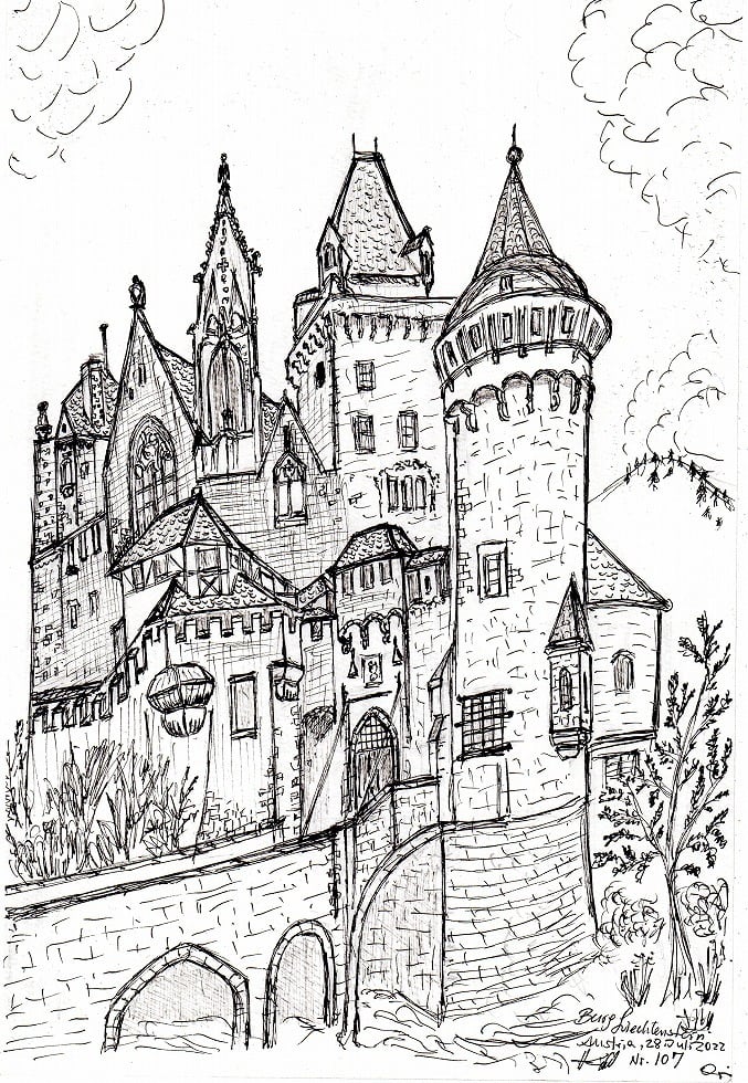 リヒテンシュタイン城(オーストリア) | Burg Liechtenstein Austria