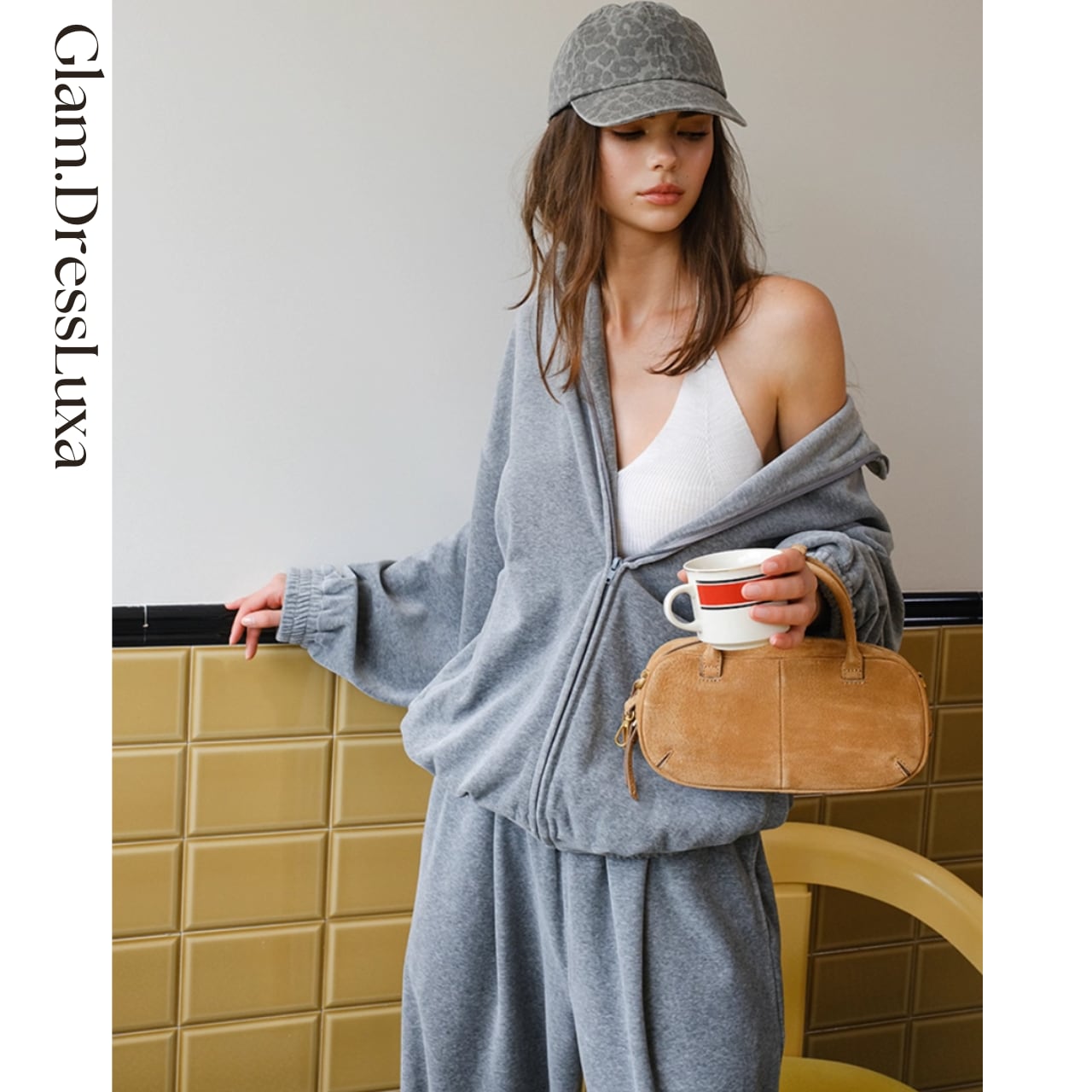 ベロア Setup Jacket&Pants_ST379