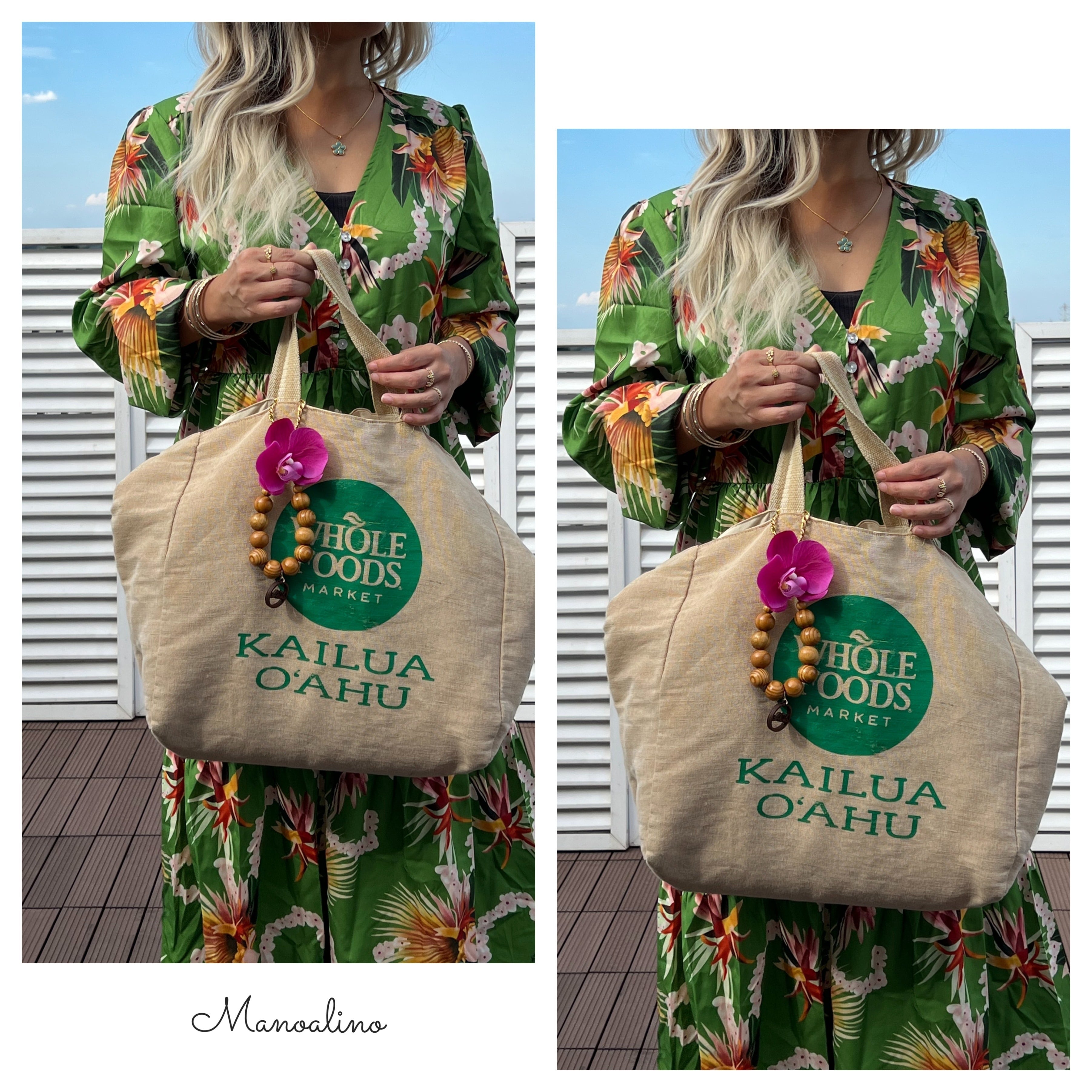 Hawaiian OKIKA bag charm(ハワイアンオキカ(らんの花) バックチャーム