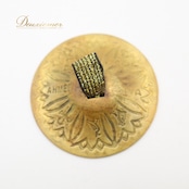 ベリーダンス ジル フィンガーシンバル ゴールド系 AHMED DEYA 金 ペア 両手 1組 袋 セット ミニシンバル 小物 小道具 模様 柄 ダンス用品 ダンス小物 練習 レッスン イベント ステージ