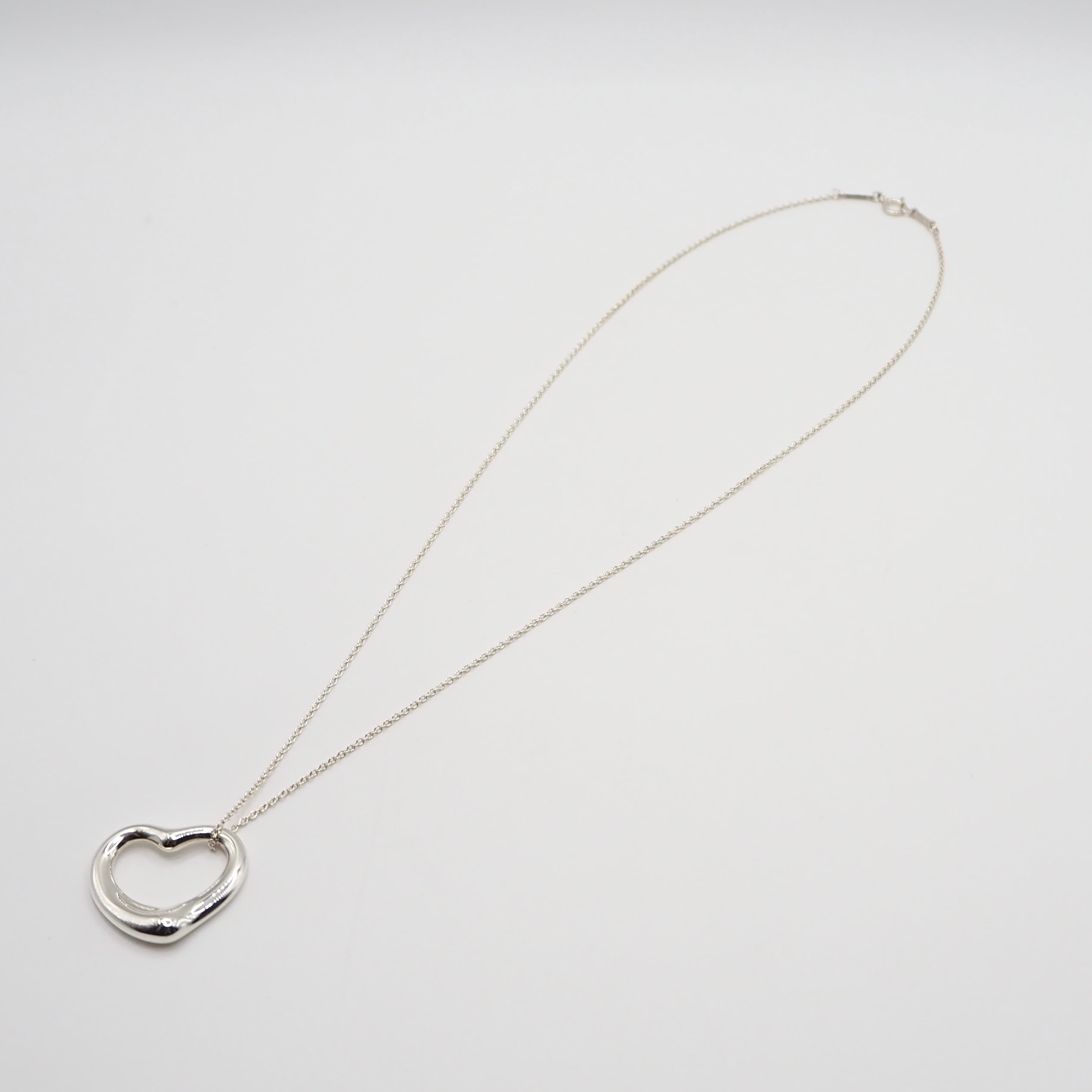 Tiffany&Co. オープンハート ネックレス シルバー925 ティファニー