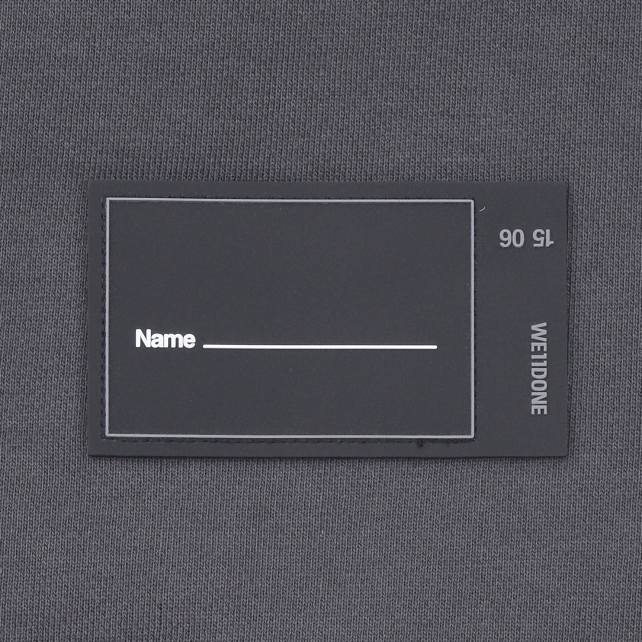 【WE11DONE】CHARCOAL FRONT LOGO SWEATSHIRT - 8