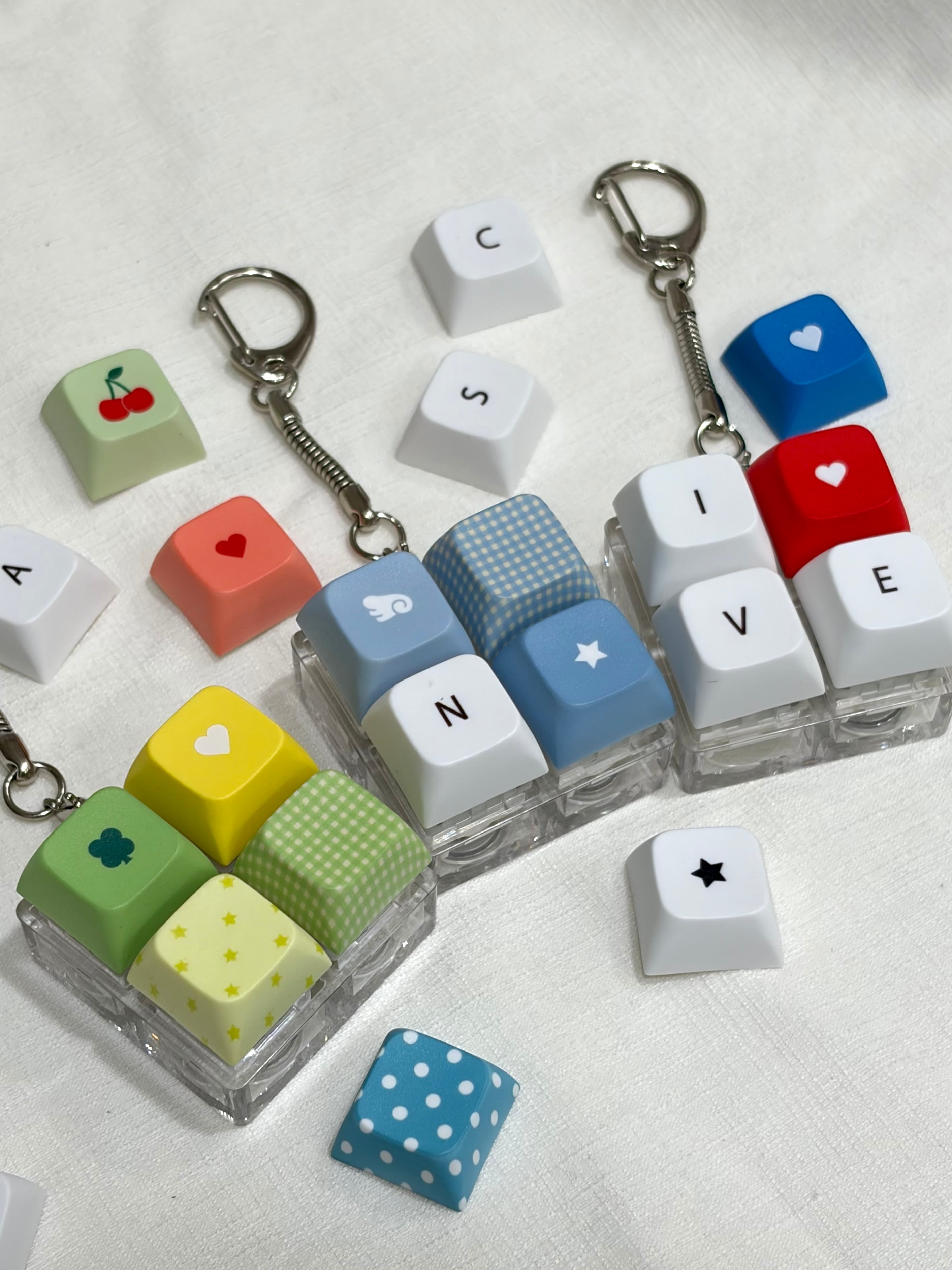 カスタムキーボードキーリング4個セット | lattencos