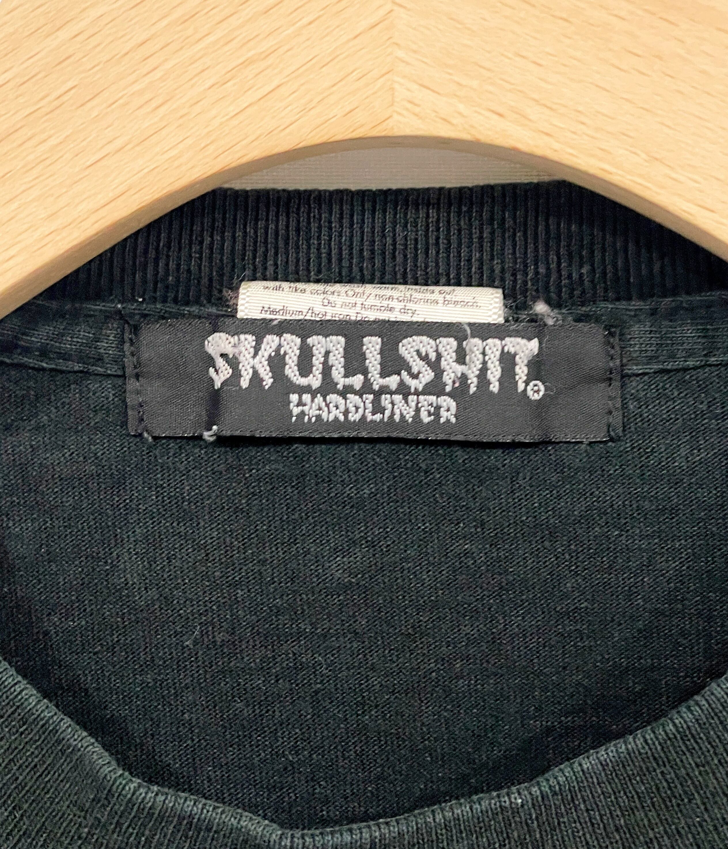 2000年代 00's デザイン Tシャツ ブラック -SKULL SHIT- SKULL SHIT