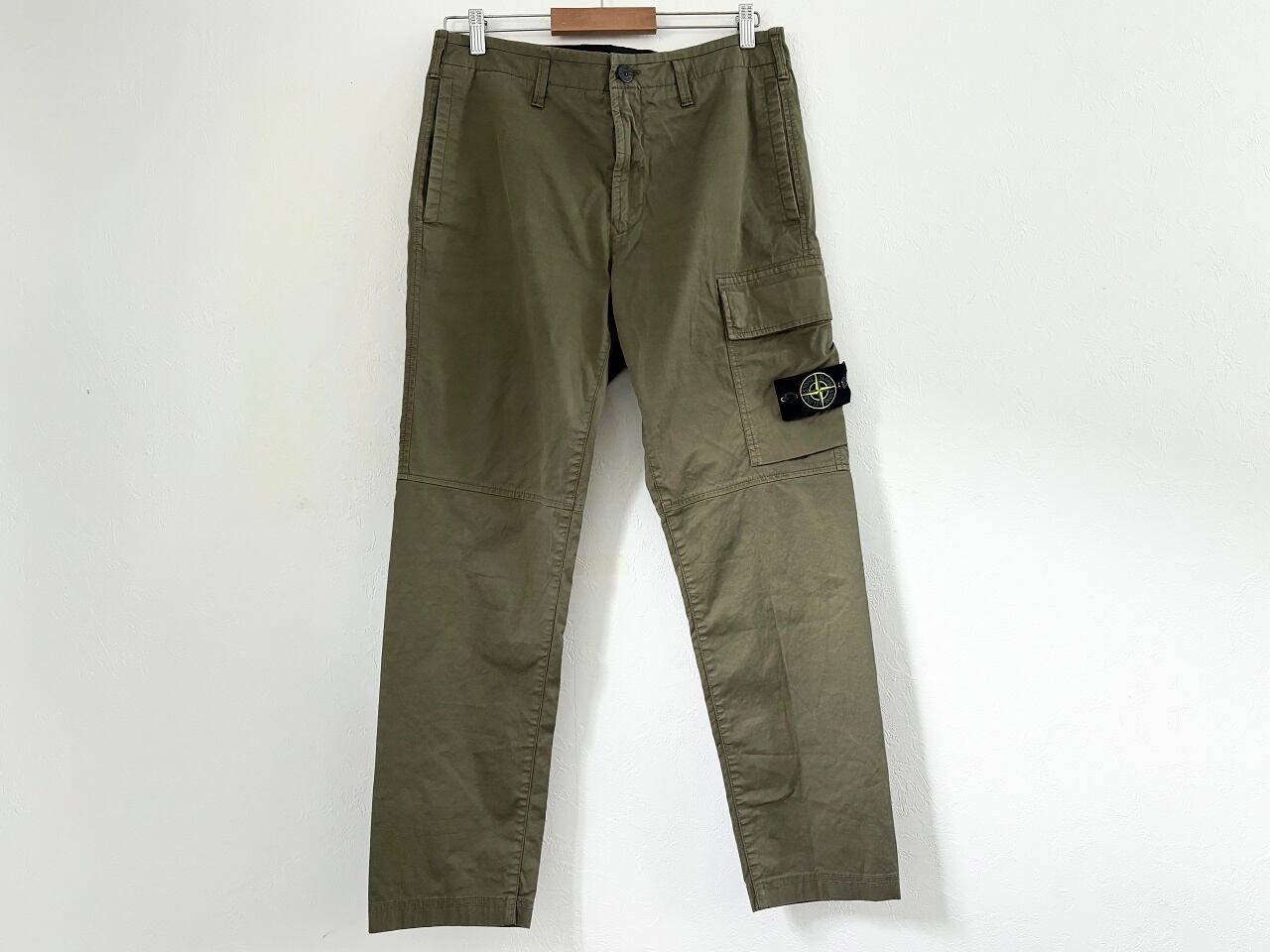 2020 STONE ISLAND Cotton cargo pants KHAKI MADE IN ITALY