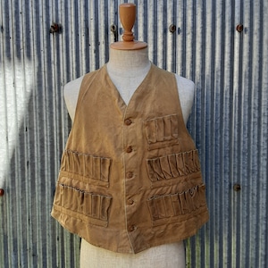 30~40's "RED HEAD" Vintage hunting vest / 30~40年代 "レッドヘッド" ヴィンテージ ハンティング ベスト