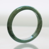 【内径 約58mm】 komaru green 翡翠バングル A貨翡翠 jd_bg1549