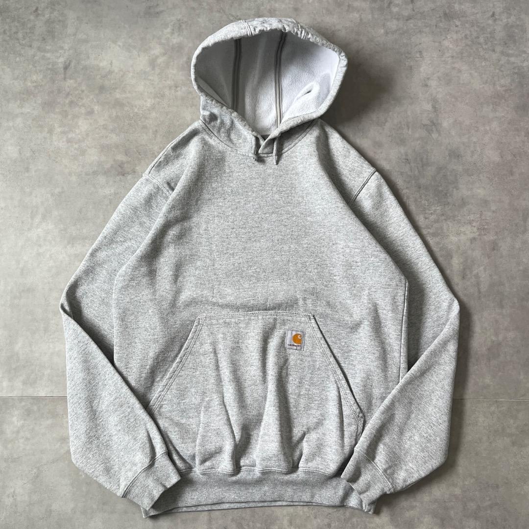 carhartt カーハート パーカー 古着 アクティブ S グレー 17971