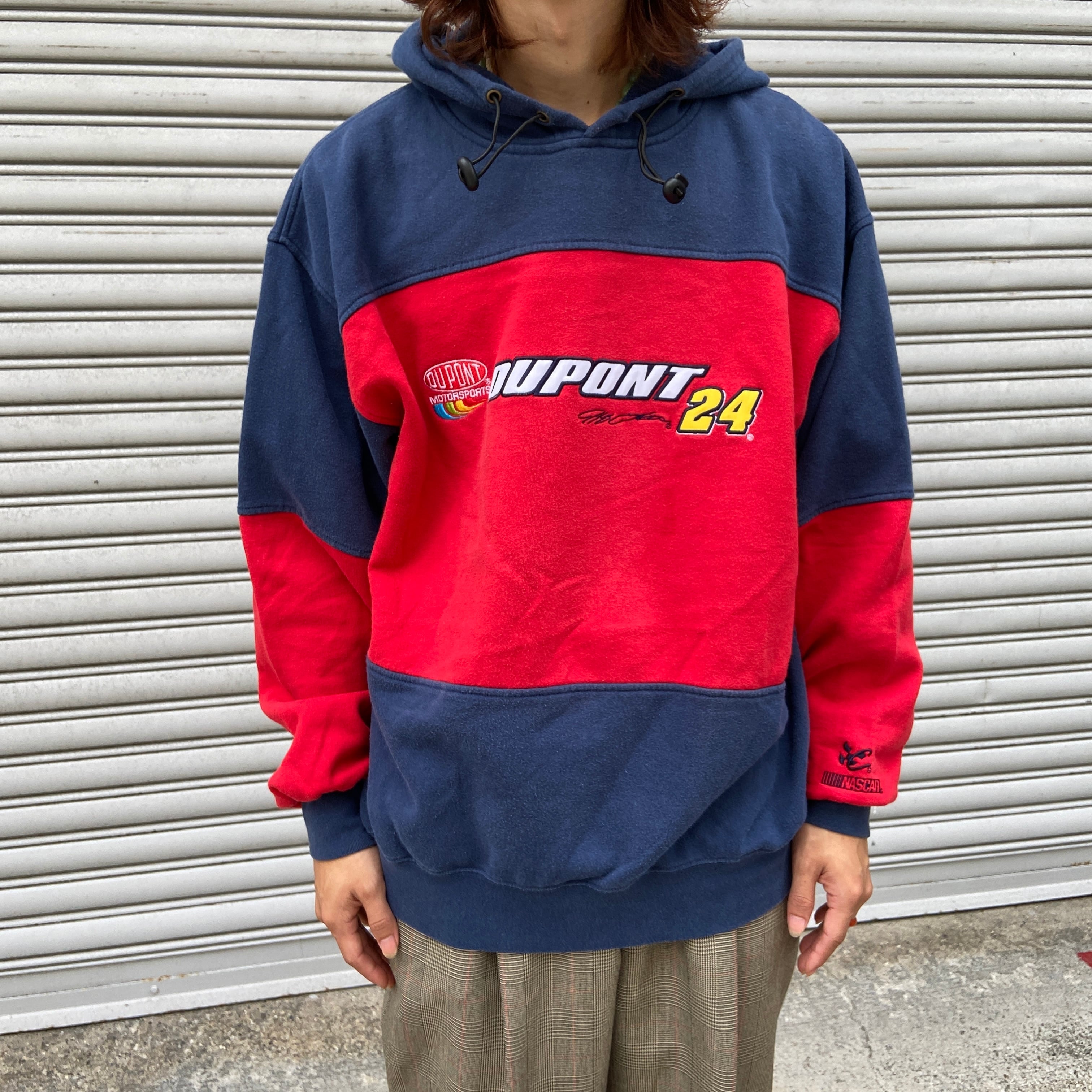 送料無料』CHASEチェイス レーシングパーカー dupont L 切替