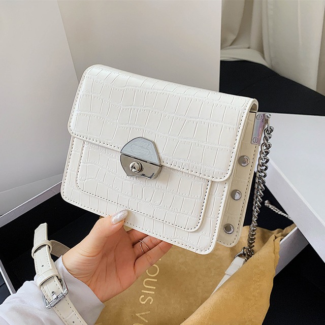 フレンチテクスチャー人気バッグ2020ニューウェーブファッションチェーンワイルドメッセンジャーバッグネットレッドレディースモールスクエアバッグ Tiancai_Wing_Bag9536974