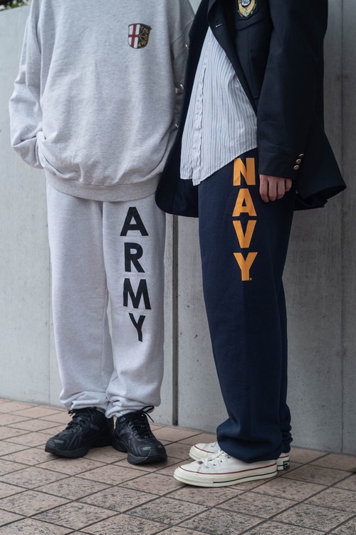 アメリカ軍　スウェットパンツ　グレー