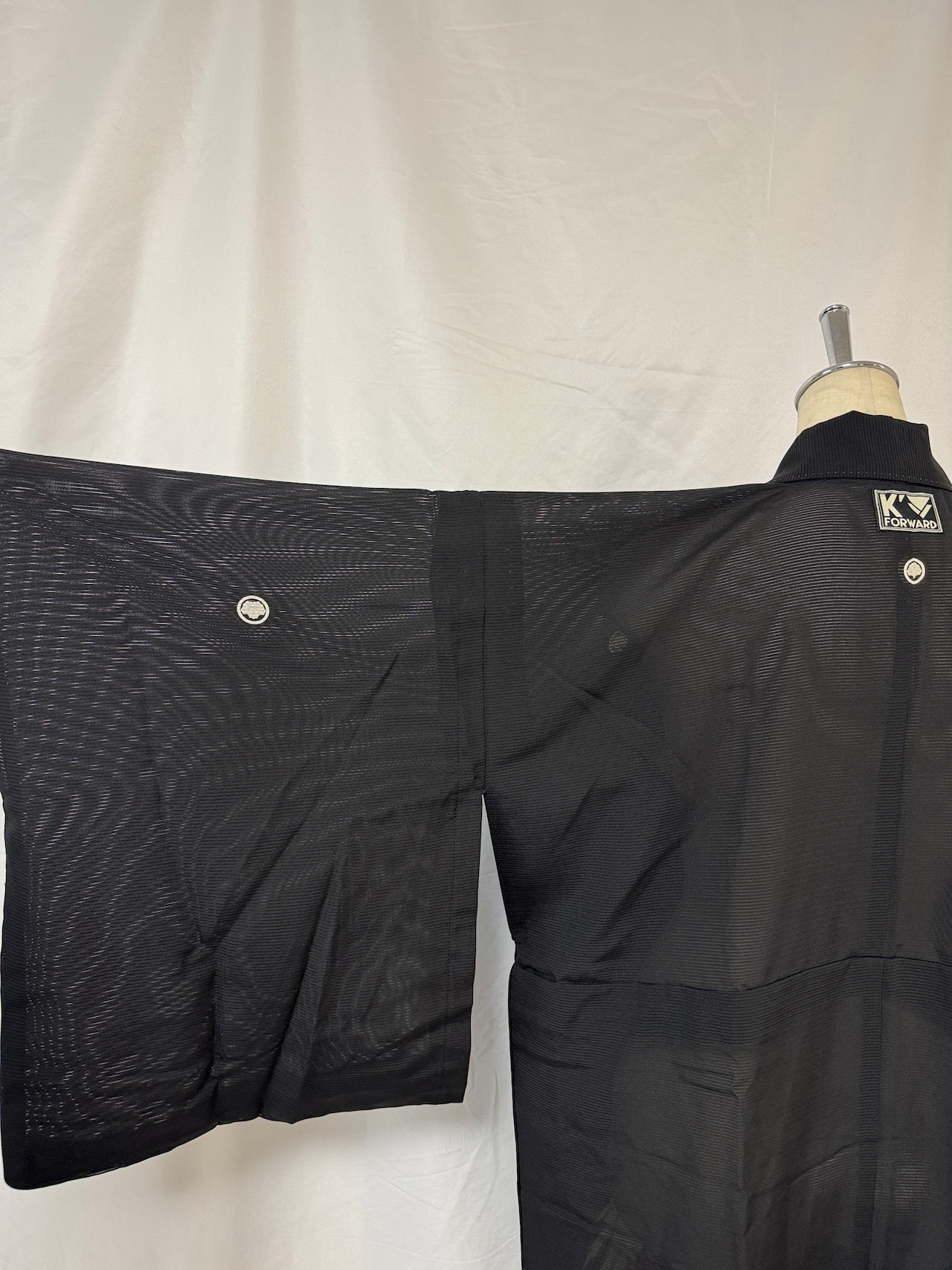 Black Longcoat See-through 586