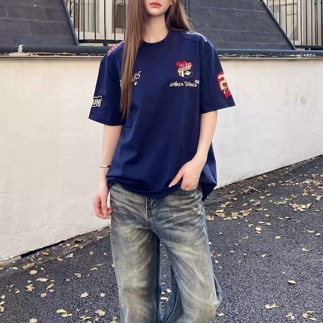 ラフなのに手抜き感なし大人カラーTシャツセット R02274