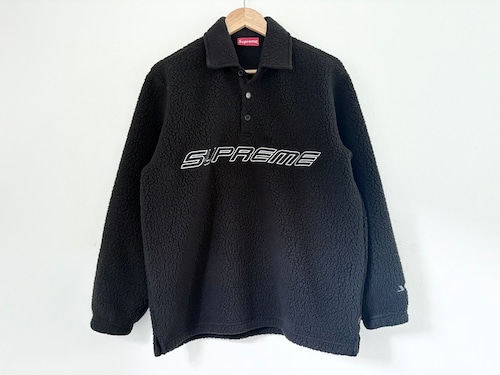 Supreme POLARTEC Pullover fleece jacket BLACK