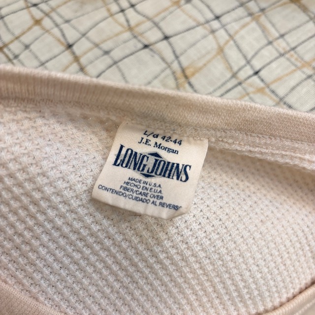 garment dye thermal (pink･front:3blue heart･cuffs:yellow heart)