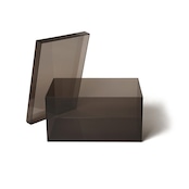 MULTI USE COLORED ACRYL BOX -GREY | カラーアクリルボックス