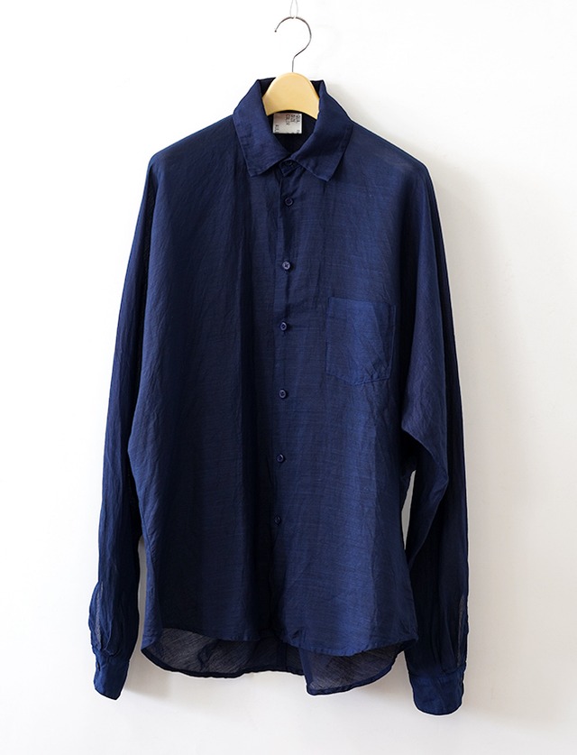 aulico : LONG SLLEVE SHIRT / NAVY
