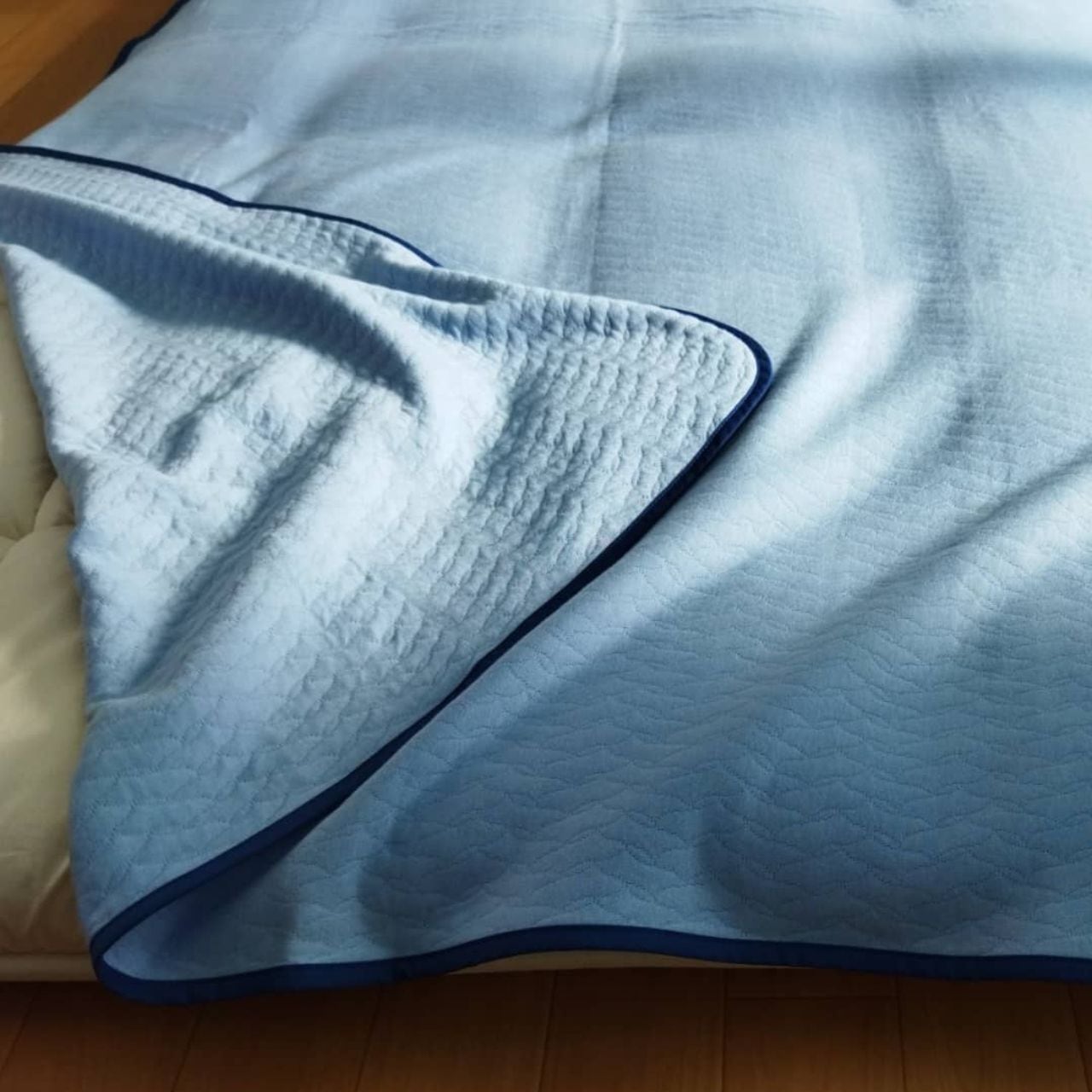 ケットにもシーツにも キルトニット【nimo】110／150