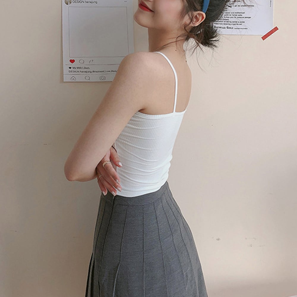 キャミソール カップ付き レディース 春夏 韓国 インナー トップス 大人 かわいい へそ出し フロントクロス おしゃれ ブラキャミ きれいめ 大人可愛い 大人女子