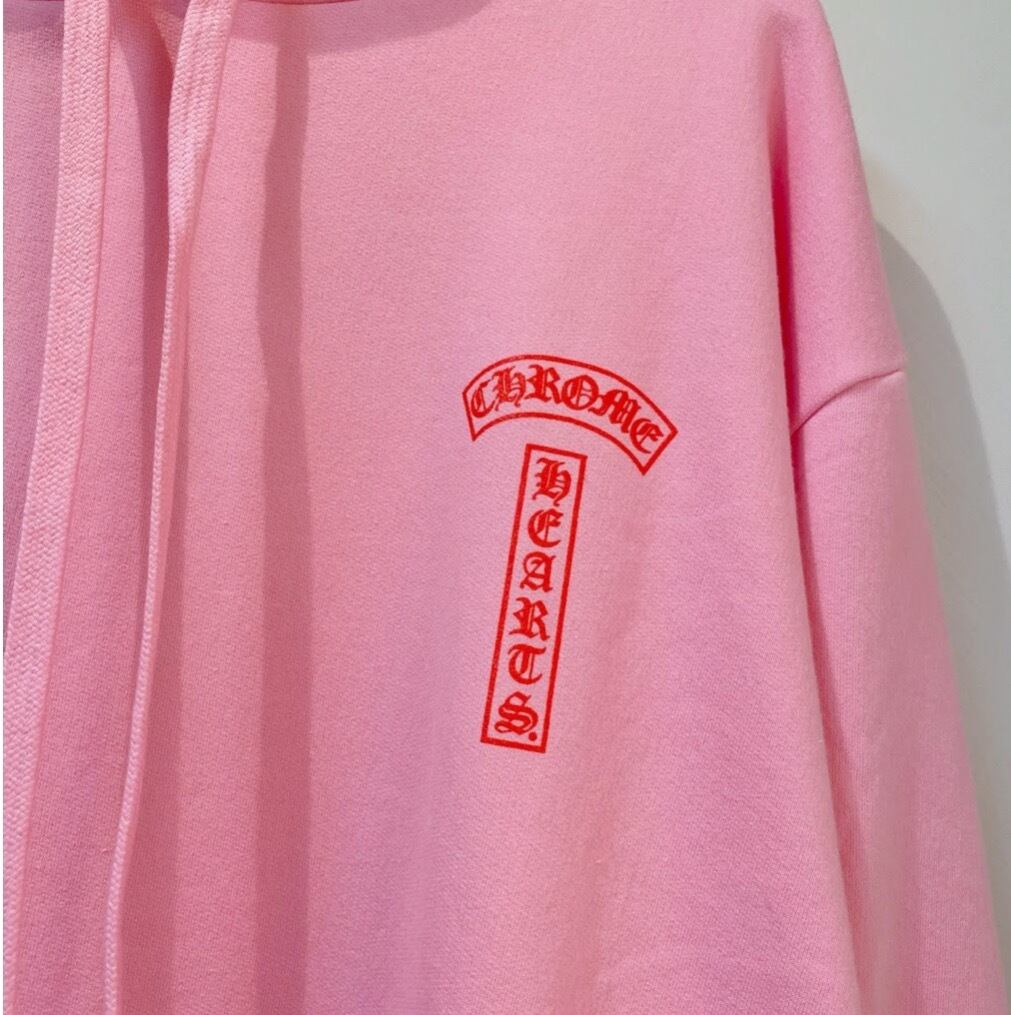 CHROME HEARTS クロムハーツ フーディー Pink Hoodie パーカー