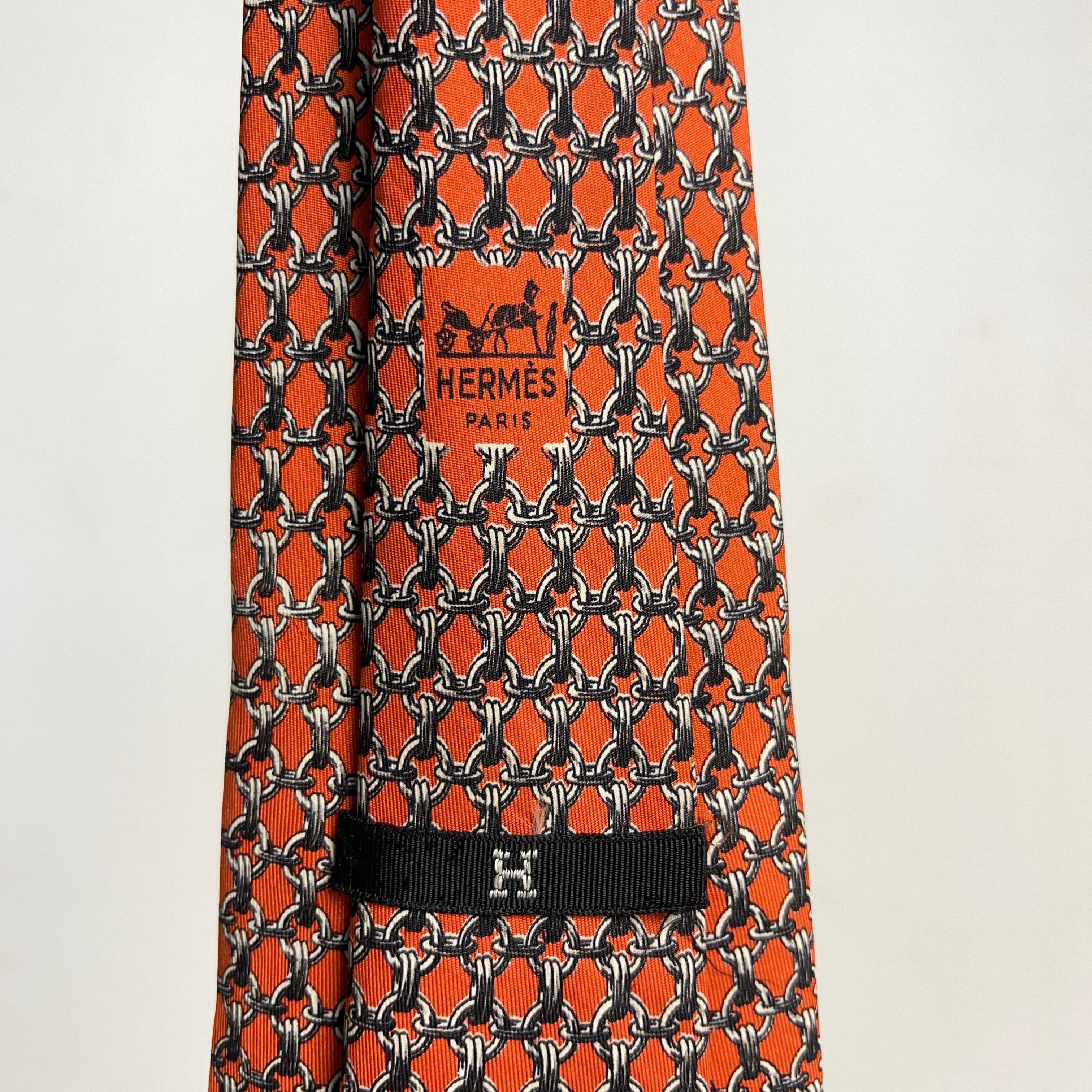 HERMES SILK TIES MADE IN FRANCE エルメス シルク ネクタイ