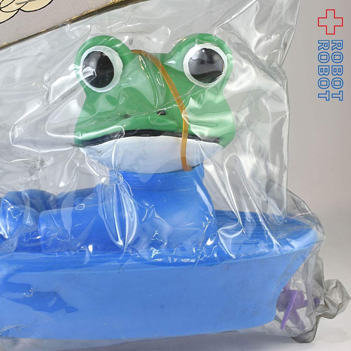 最終値下げ！　ケロヨン　ツクダ　木馬座　10cm フィギュア ツクダ ケロヨン 水あそび 青ボート 木馬座 未開封 | Pay ID