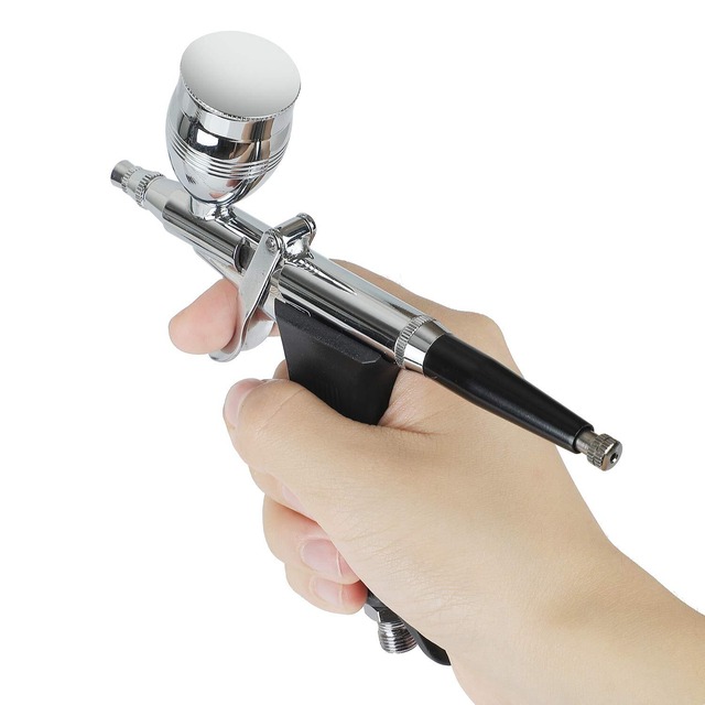 Mdai エアブラシ ダブルアクション 重力式 トリガー式 エアブラシキット 3種類ノズル 0.2mm 0.3mm 0.5mm 3種類カップ 2cc 5cc 13cc ハンドピース ホビー プラモデル 塗装 スプレー