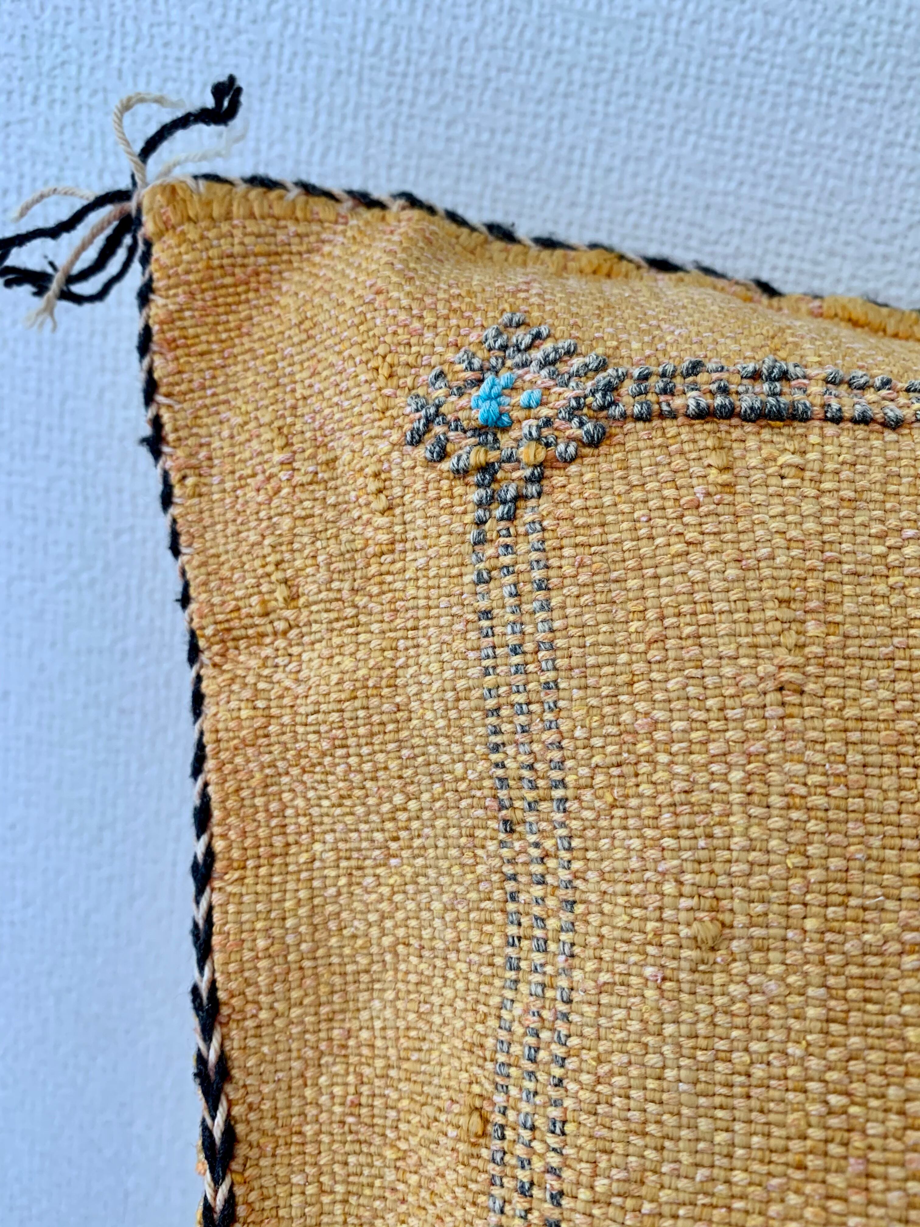 モロッコサブラクッションカバーB(やまぶき)