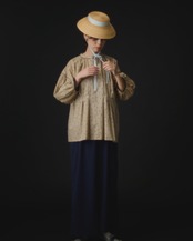 【Joëlle】Straw bell hat/ストローベルハット