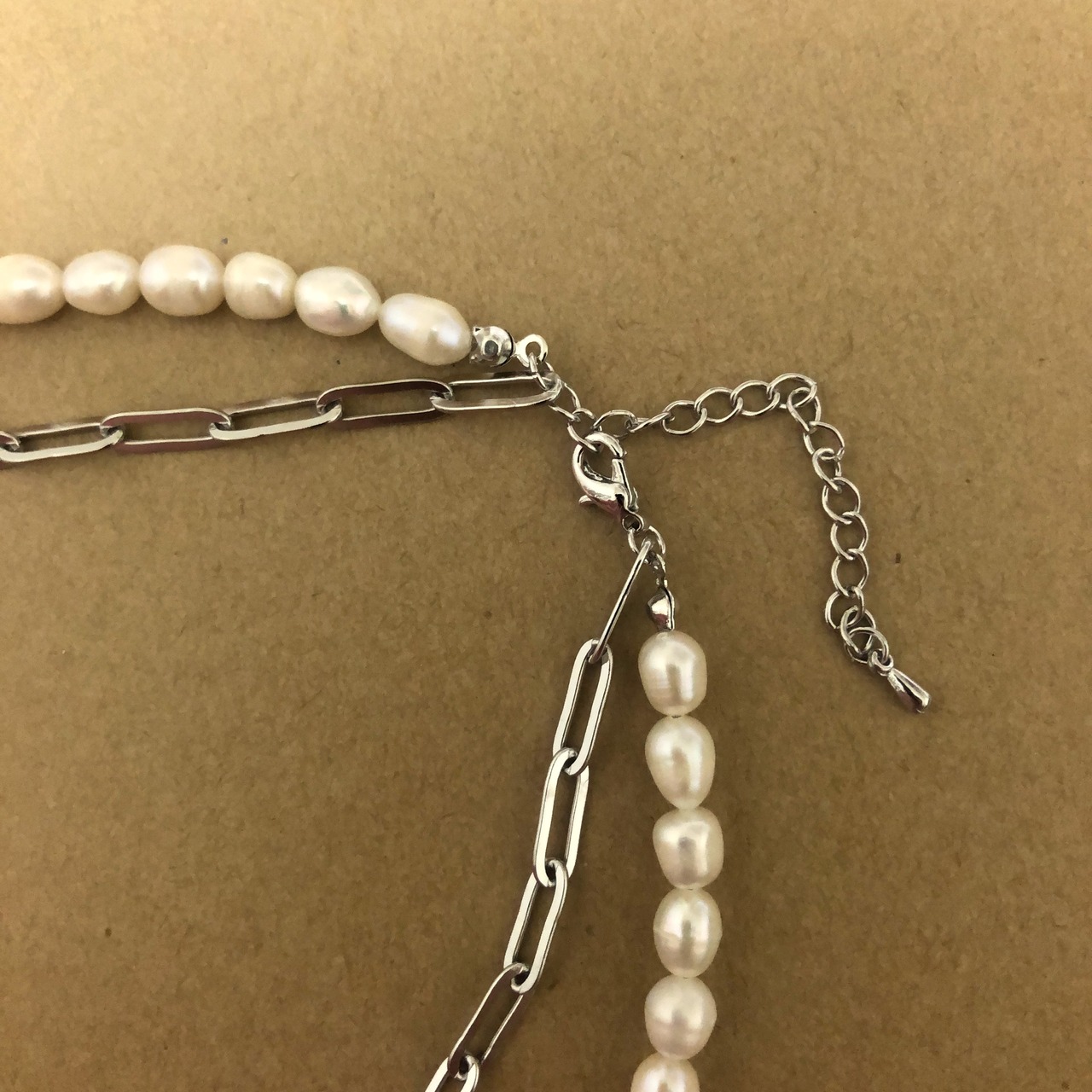 ［全2色］淡水パール　2連ネックレス