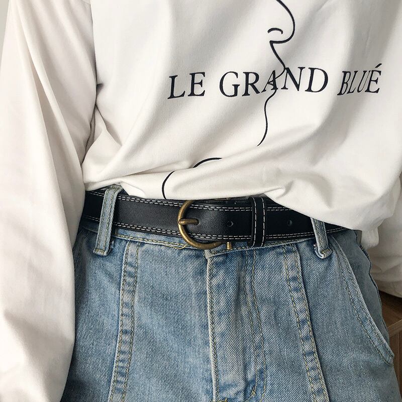 ベルト スタイルジーンズ パンツ ストリート かわいい ハーネス ヨーロピアン ブラック・アイド・ピーズ83561603108