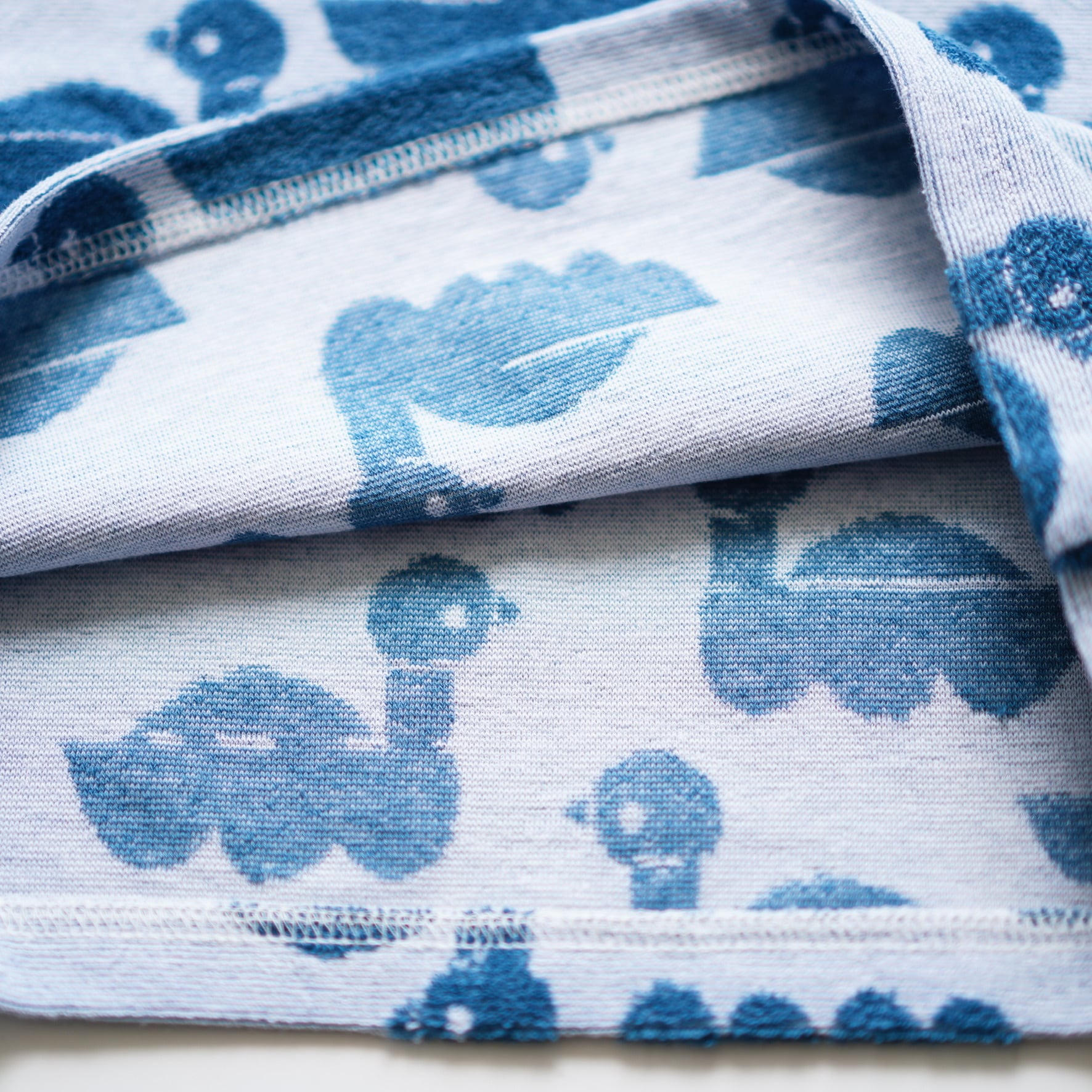 mina perhonen 24SS 〉 sea birds / Tシャツ / ACS8373P / blue / 110
