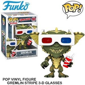 ☆US直輸入☆ FUNKO 【 POP! MOVIES VINYL FIGURE 】GREMLINS STRIPE with 3-D GLASSES / グレムリン ストライプ 3Dメガネ ビニールフィギュア〚アメリカン雑貨 アメトイ〛