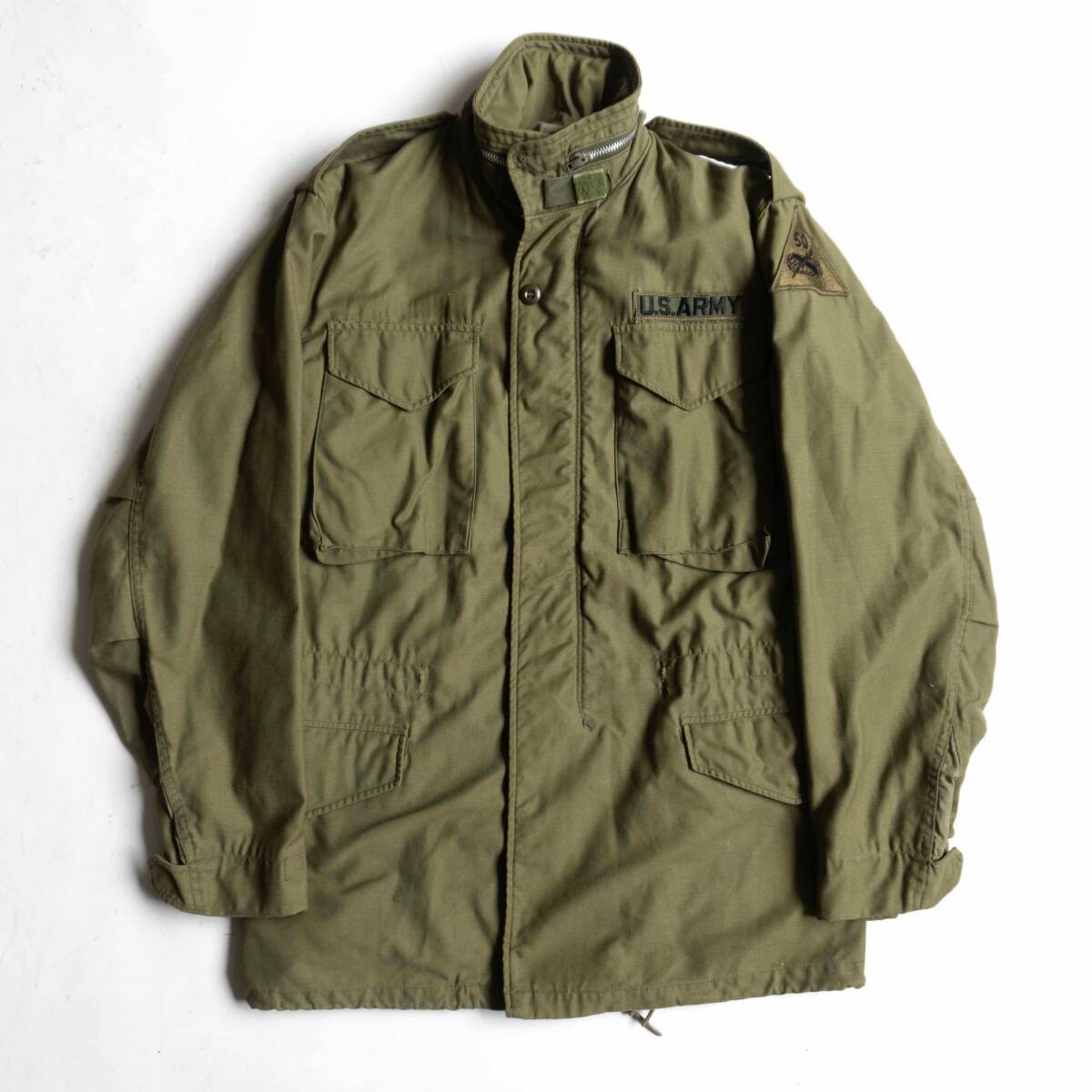 【希少サイズ/M-XS】US ARMY【80S/M-65 フィールドジャケット】MEDIUM X-SHORT 80年代 古着 26070135 希少サイズ/M-XS】US ARMY【80S/M-65 フィールドジャケット】MEDIUM X