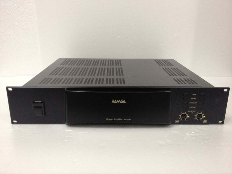 RAMSA WP-H240 業務用パワーアンプ 120W+120W | courage office