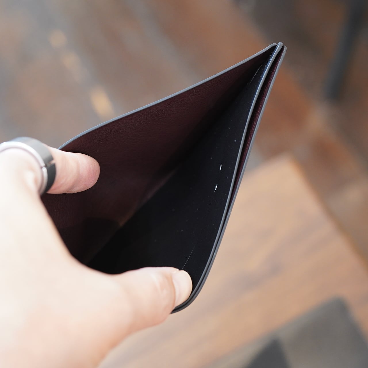 ル・ボナー 残心札入れ ナムーカーフ ナムーメインで「残心長札入れ」追加製作 - ル・ボナー