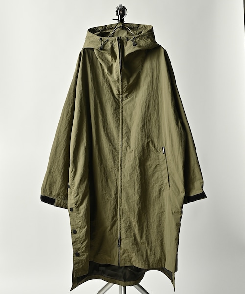 ADAM PATEK  looose hooded coat (KHA) AP2223015