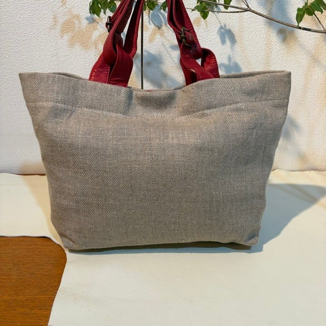 B.stuff リネンコンビトートバッグ