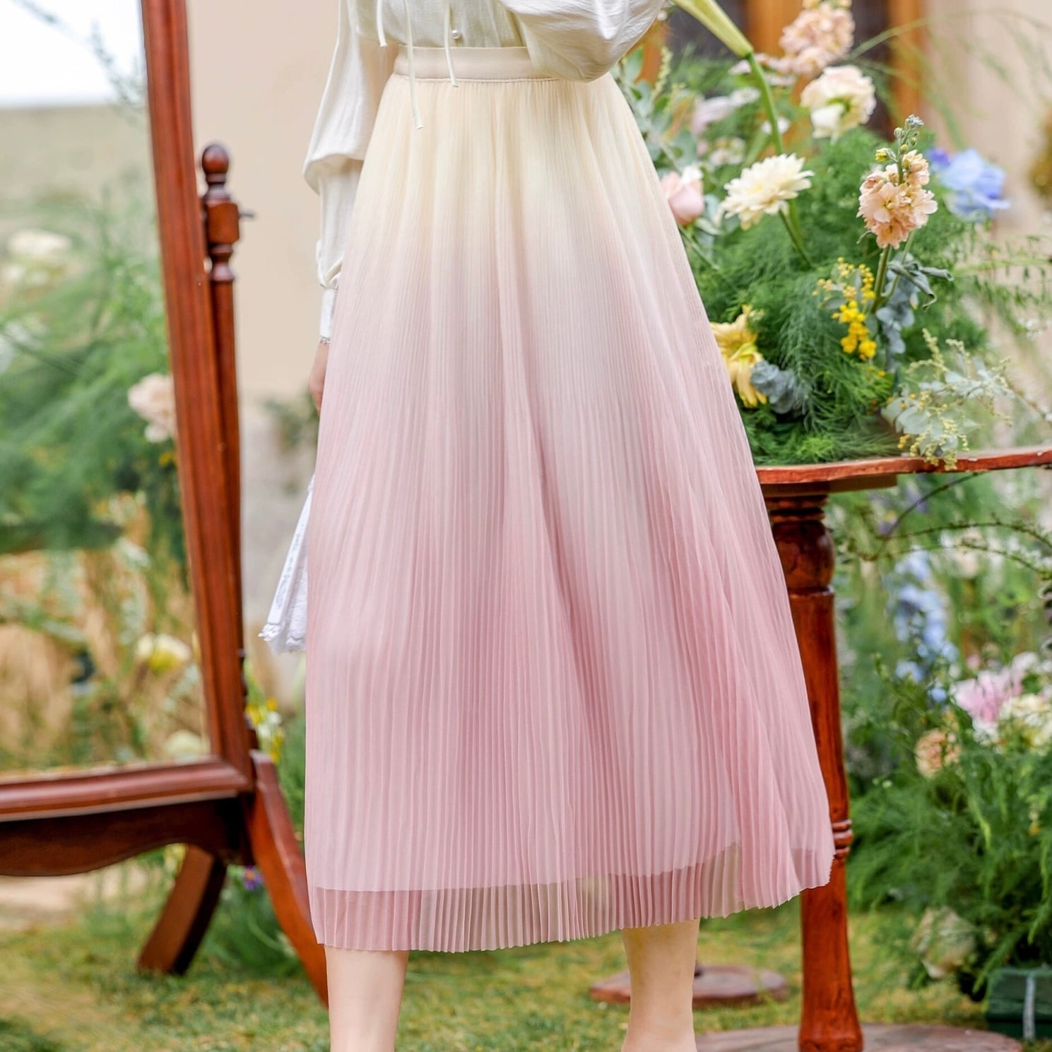 さくらグラデーションスカート003 | charmant