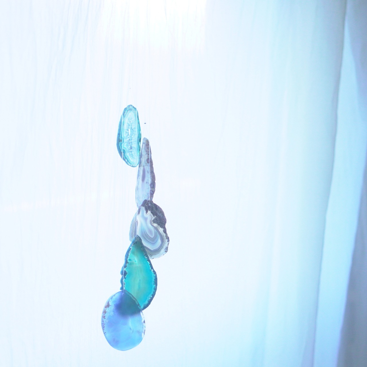 Enceladus - アゲートヒーリングチャイム / Agate Sun Catcher Wind Chime 1019